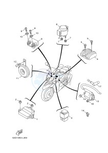 HW125 XENTER 125 (53B6) drawing ELECTRICAL 1