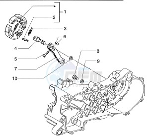 Skipper 125-150cc drawing Brake lever