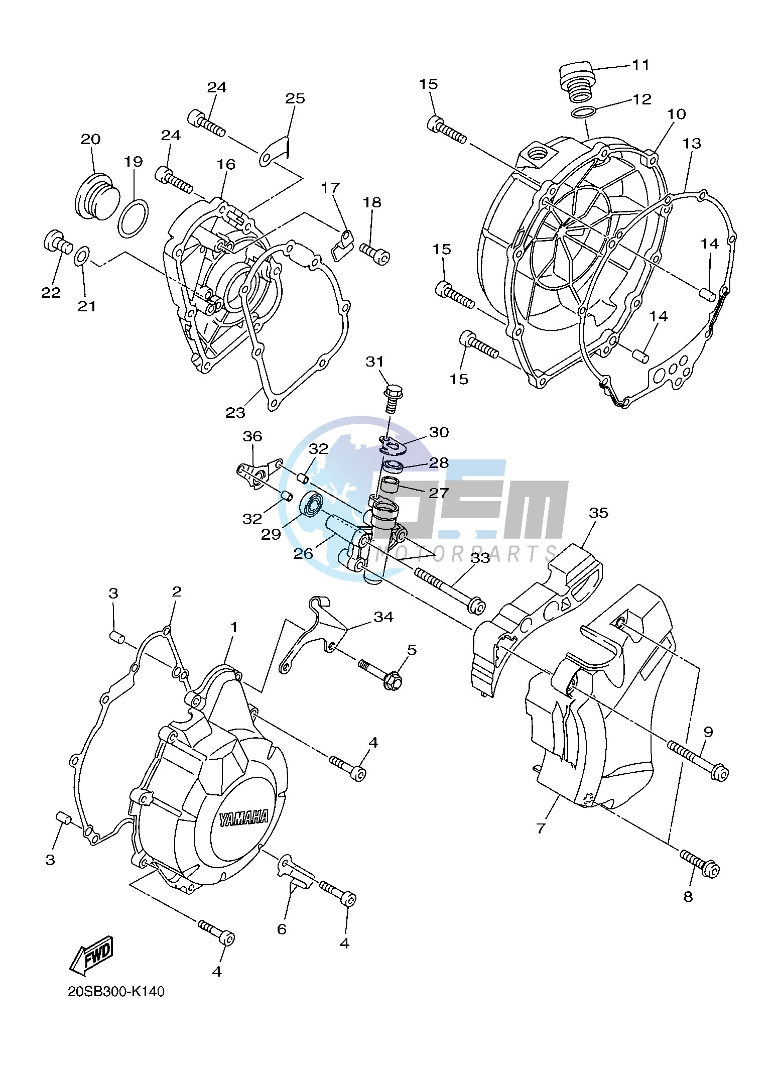 CRANKCASE COVER 1