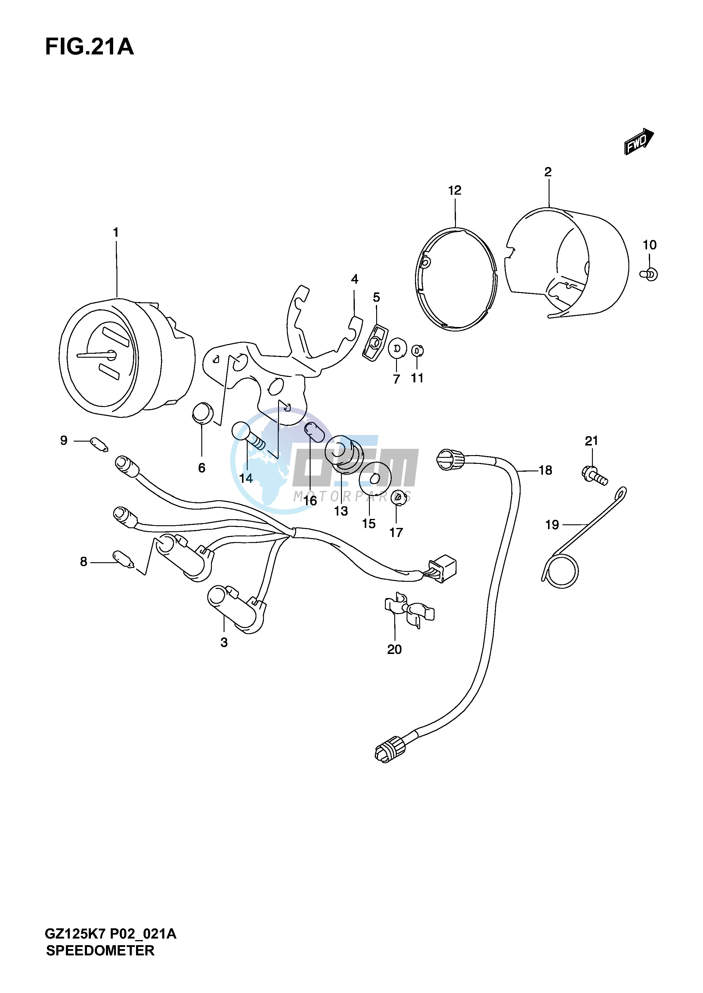 SPEEDOMETER (MODEL K7)