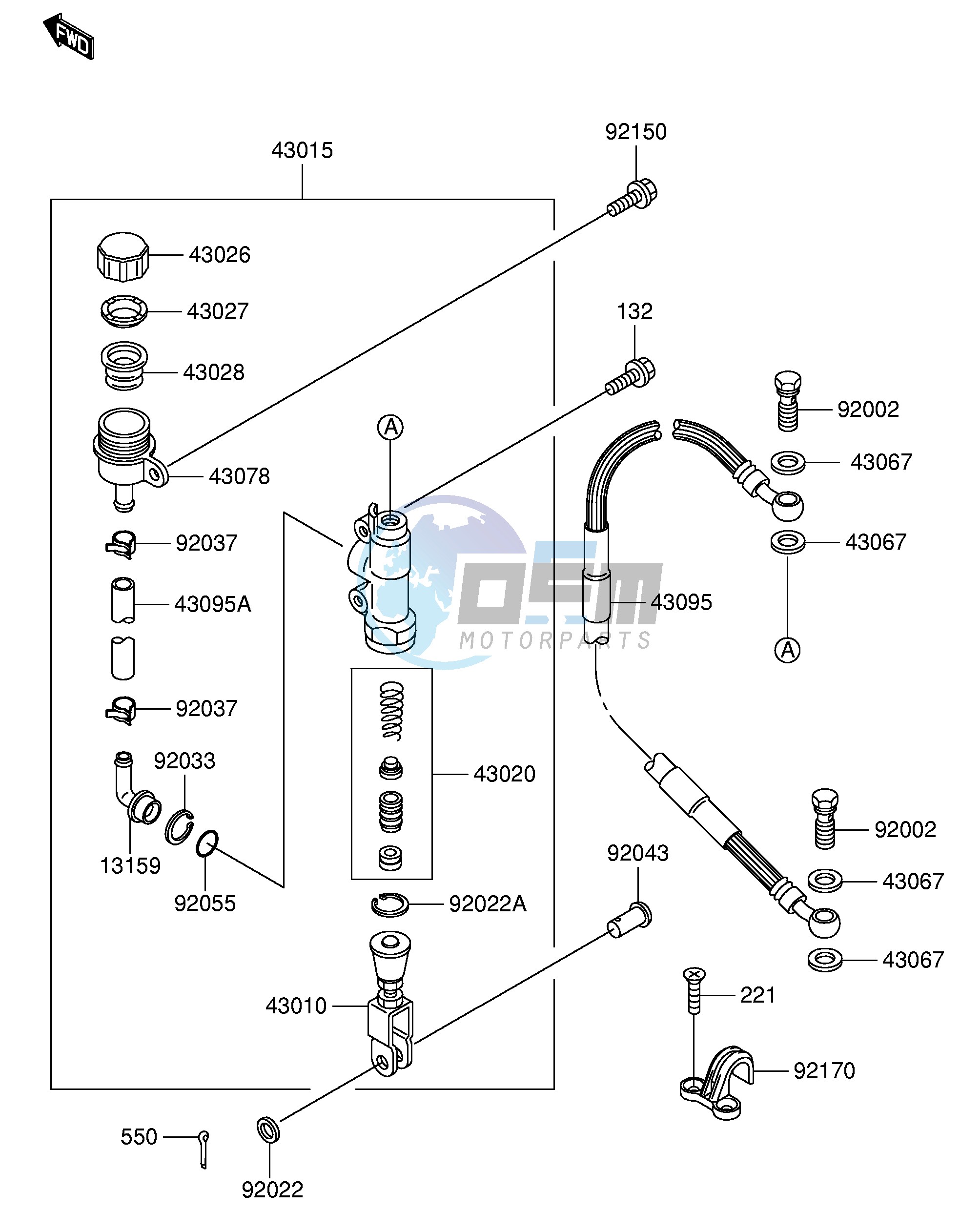 REAR MASTER CYLINDER