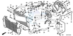 CB1000R9 Europe Direct - (ED) drawing RADIATOR