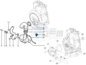 GTS 125 4T ie Super E3 (EMEA) (E, I) drawing Cooler pump