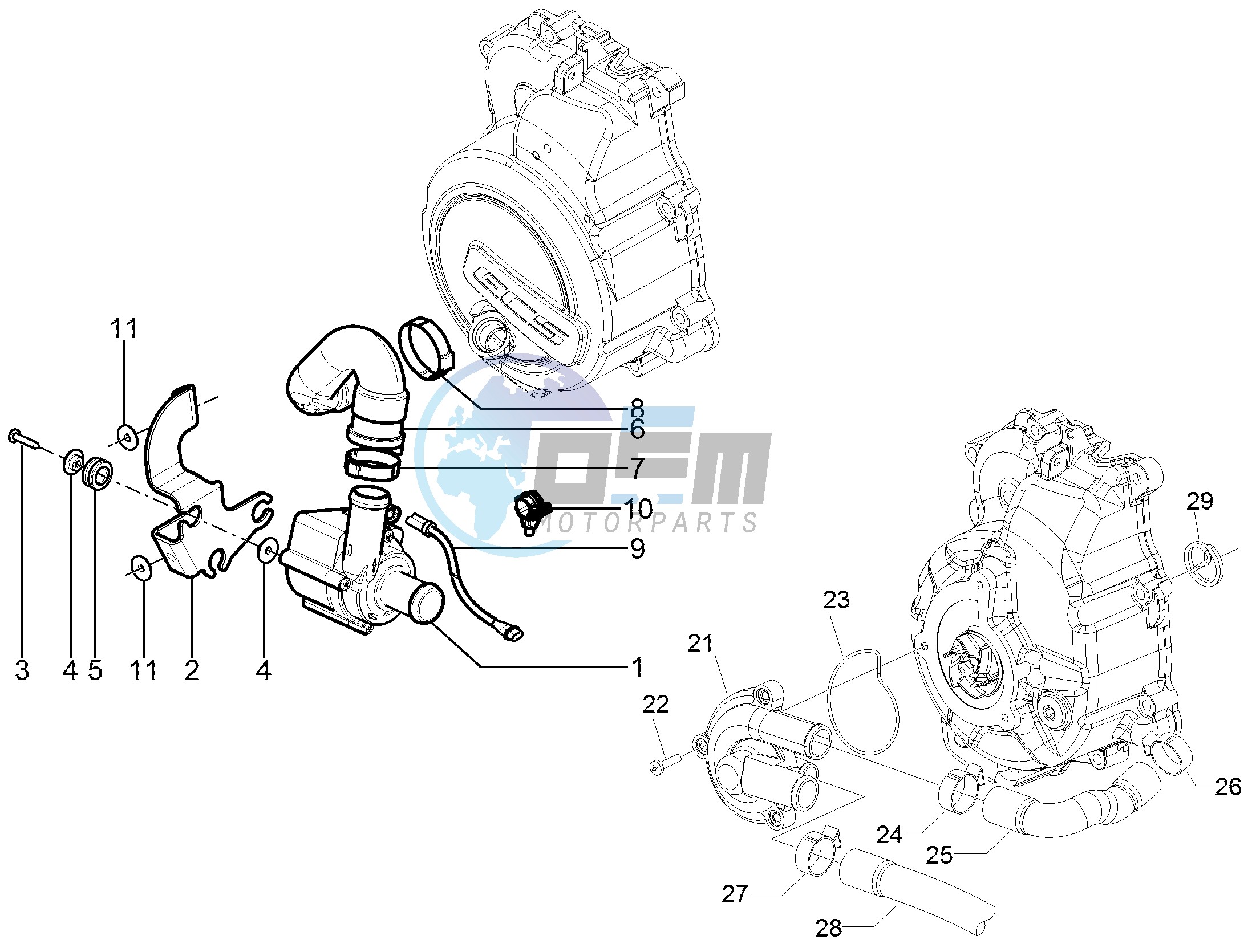 Cooler pump