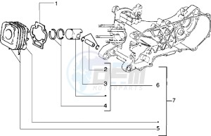 Diesis 50 drawing Cylinder - piston - piston pin assy