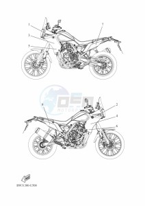 XTZ690 TENERE 700 (BEH1) drawing GRAPHIC & EMBLEM