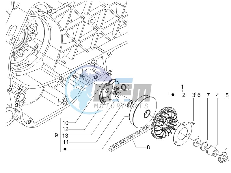 Driving pulley