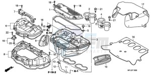 CBR1000RRA UK - (E / HRC MKH) drawing AIR CLEANER