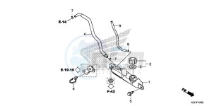 SH125D SH125i UK - (E) drawing RESERVE TANK