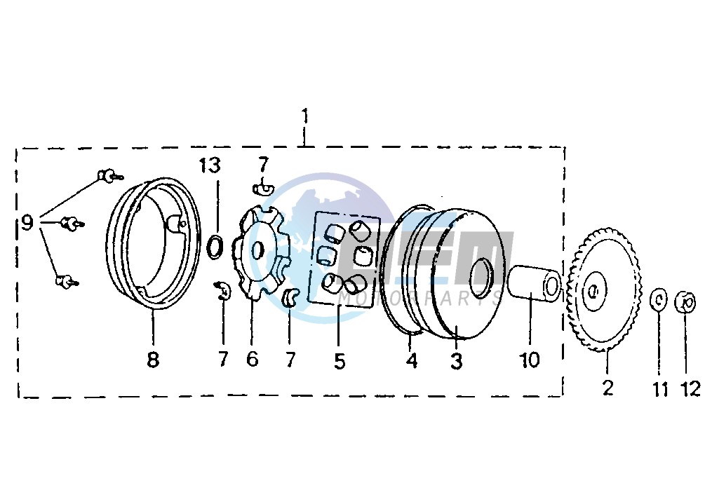 DRIVING PULLEY