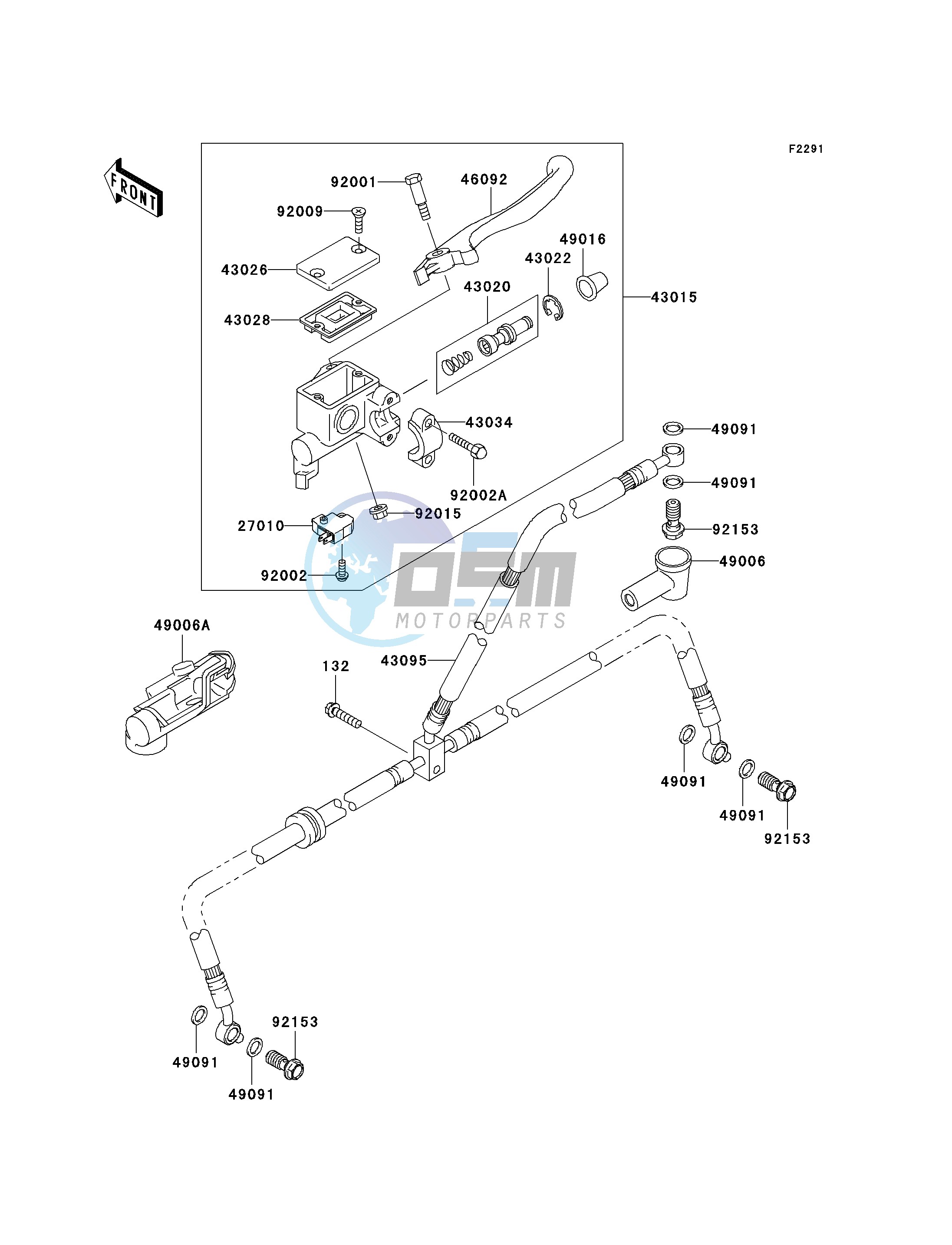 FRONT MASTER CYLINDER