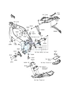 NINJA_ZX-6R_ABS ZX636FDF FR GB XX (EU ME A(FRICA) drawing Frame Fittings