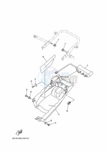 YFM700R (BCXS) drawing TAILLIGHT