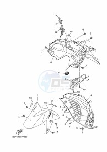 GPD125-A NMAX-125 (BALD) drawing SIDE COVER