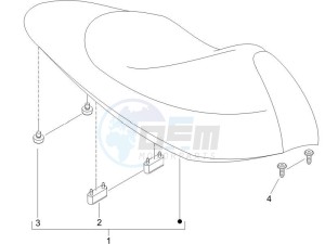 NRG 50 power DT drawing Saddle seats - Tool roll