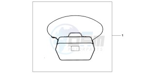 FES150A 125 S-WING drawing TOP BOX INNERBAG