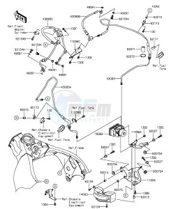 NINJA ZX-10R ABS ZX1000SGFB XX (EU ME A(FRICA) drawing Brake Piping