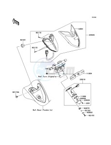 VN1700_VOYAGER_CUSTOM_ABS VN1700KCF GB XX (EU ME A(FRICA) drawing Taillight(s)