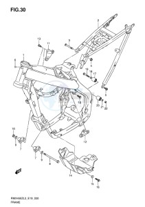 RMX450 drawing FRAME