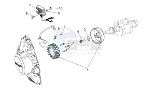 V7 II Stornello ABS 750 (USA) drawing Generator - Regulator