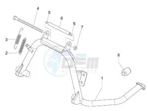 MP3 300 4t 4v ie lt ibrido drawing Stand