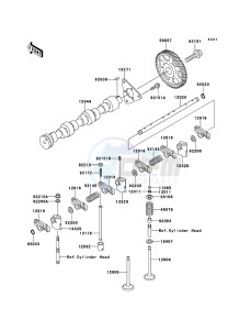 MULE 4010 TRANS 4x4 DIESEL KAF950GBF EU drawing Valve(s)/Camshaft(s)