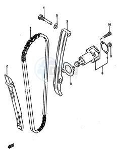 DR600R (E2) drawing CAM CHAIN