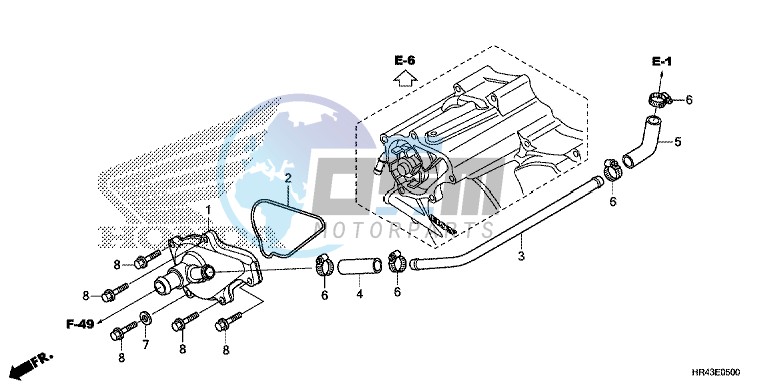 WATER PUMP COVER