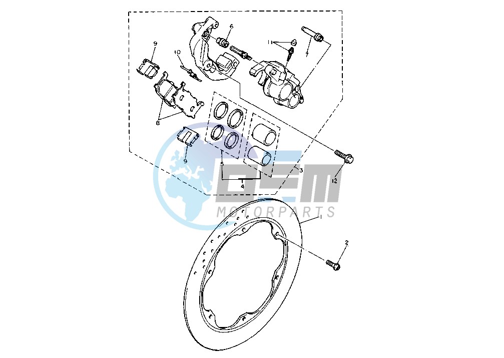 FRONT BRAKE CALIPER