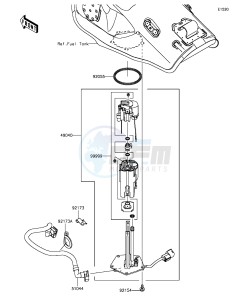 NINJA ZX-10R ABS ZX1000SGFA XX (EU ME A(FRICA) drawing Fuel Pump