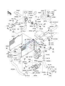 ZX 600 E [NINJA ZX-6] (E7-E9) [NINJA ZX-6] drawing RADIATOR