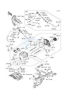 EX250 J [NINJA 250R] (J8F-J9FA) J9F drawing AIR CLEANER