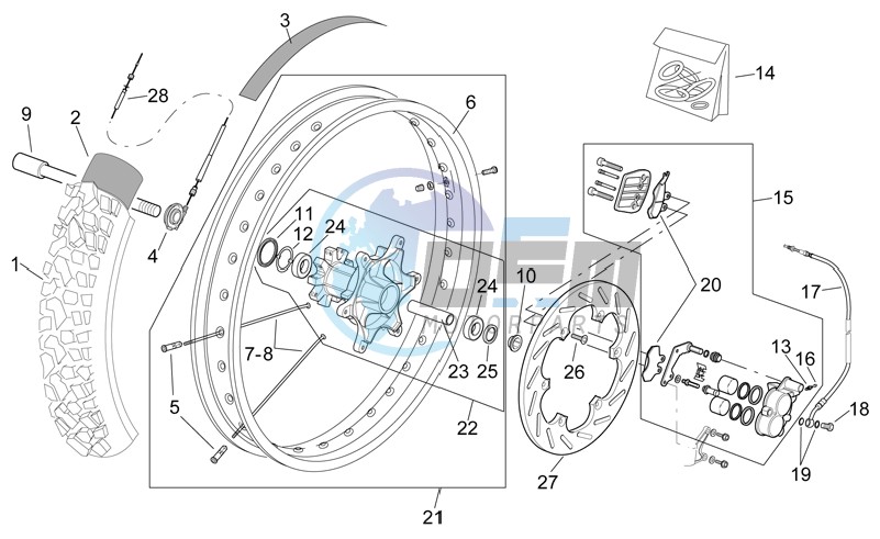 Front wheel