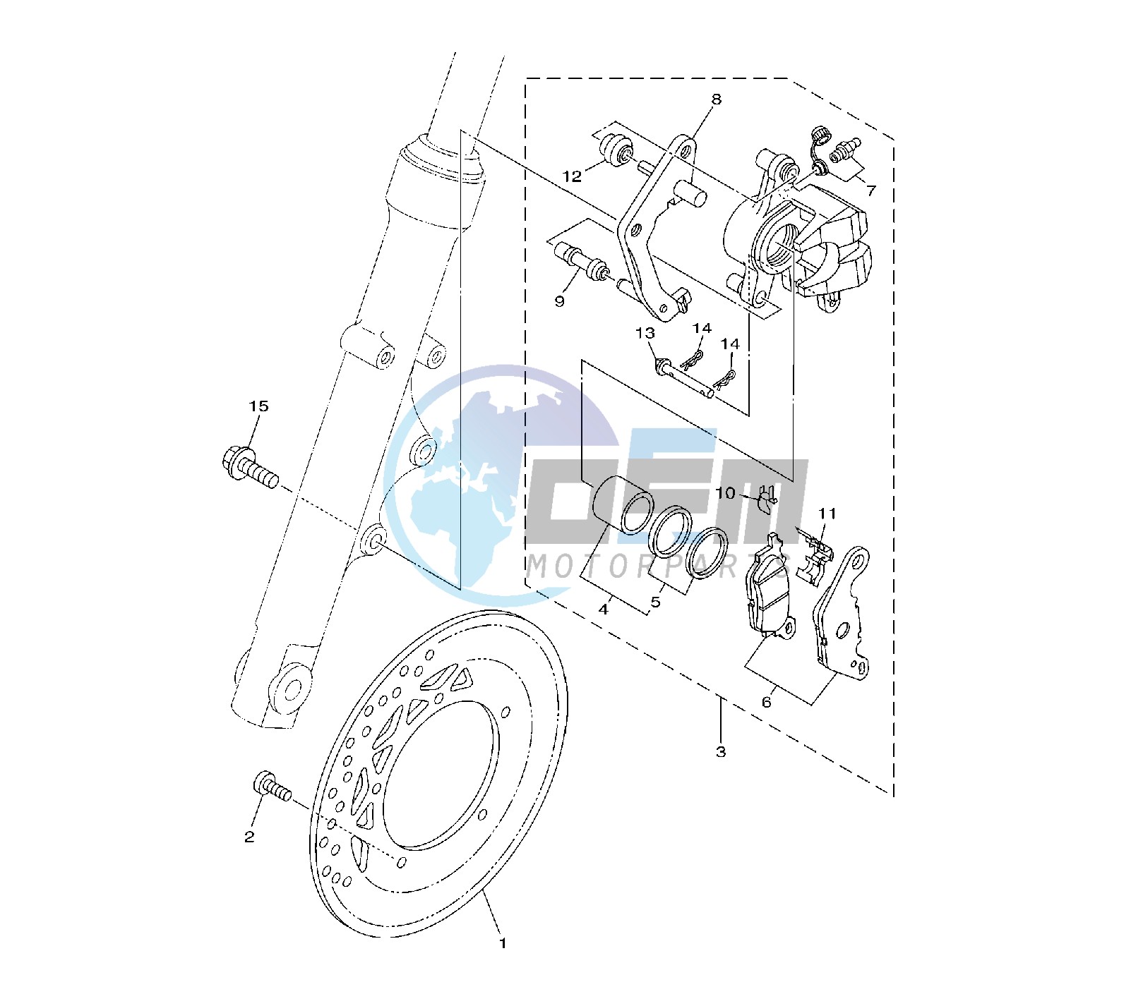 FRONT BRAKE CALIPER