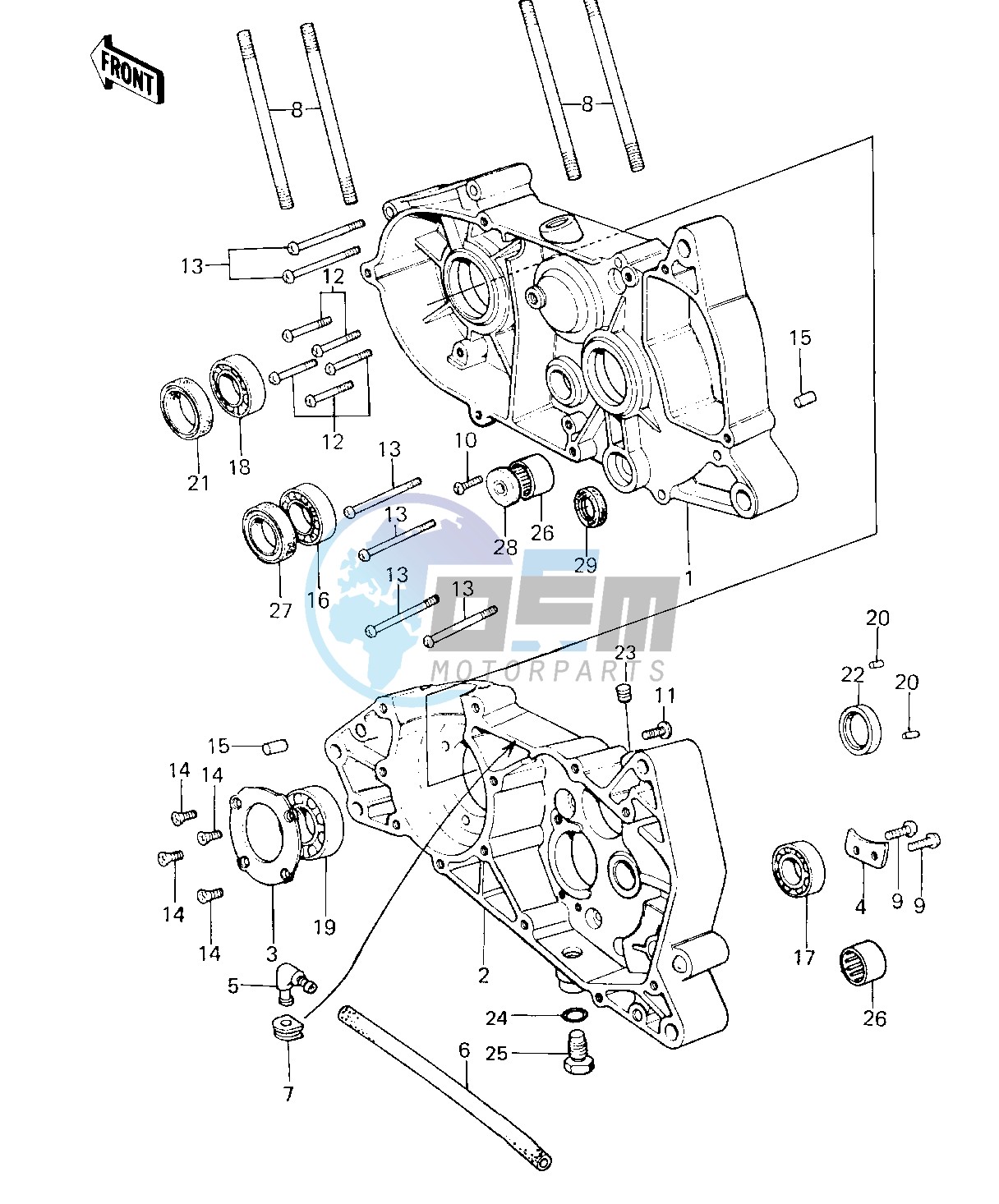 CRANKCASE -- 80-81 A7_A8- -