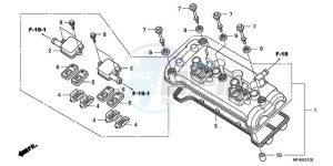 CBF1000S9 Ireland - (EK) drawing CYLINDER HEAD COVER