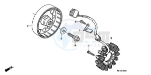 CBR600RRA Australia - (U) drawing GENERATOR