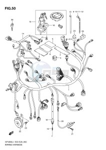 SFV650 (E3-E28) Gladius drawing WIRING HARNESS (SFV650AL1 E28)