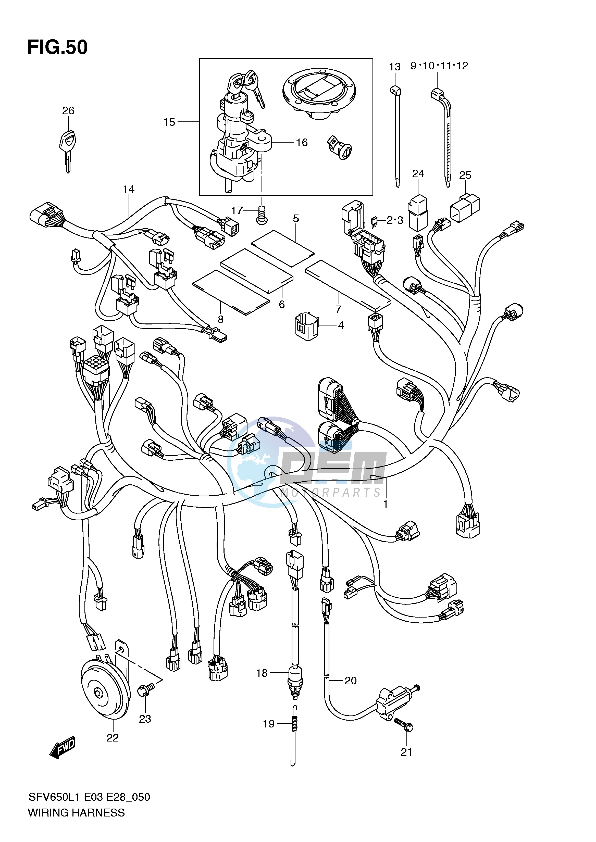 WIRING HARNESS (SFV650AL1 E28)