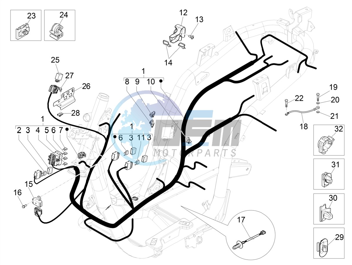 Main cable harness