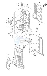 DF 90A drawing Cylinder Head