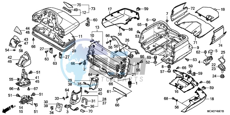 TRUNK BOX (GL1800C/ D/ E/ F/ G)