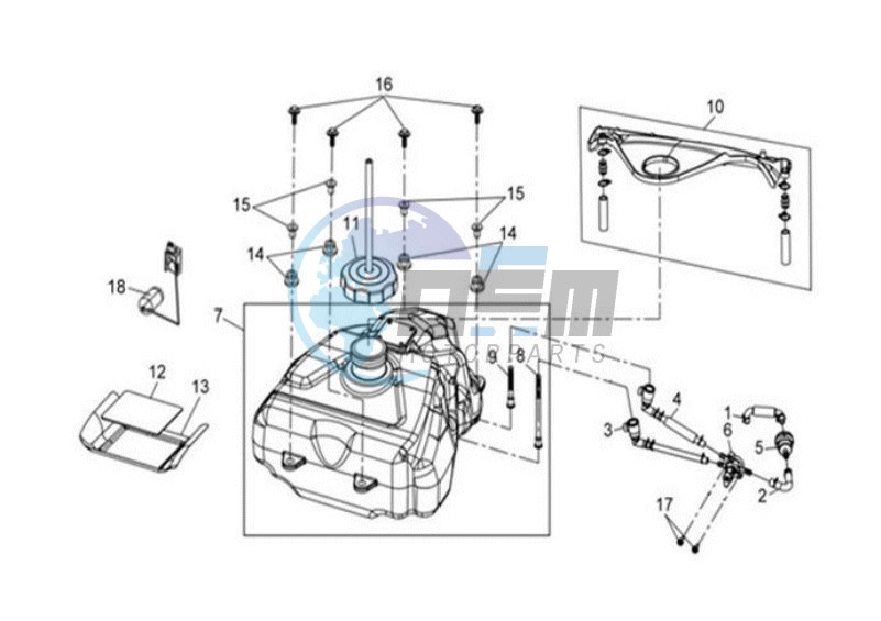 FUEL TANK - FUEL CUT