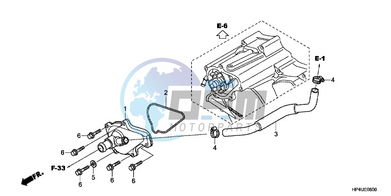 WATER PUMP COVER