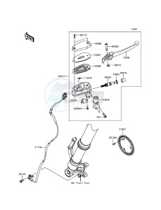 Z900 ABS ZR900BHF XX (EU ME A(FRICA) drawing Front Master Cylinder