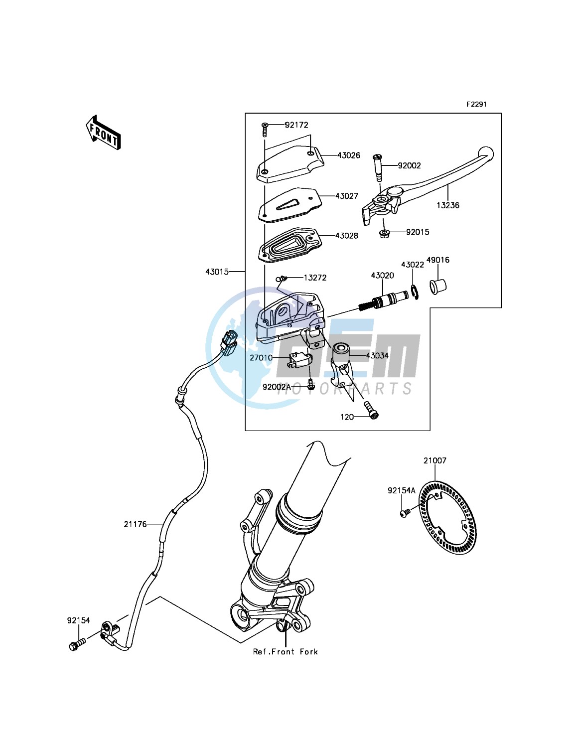 Front Master Cylinder