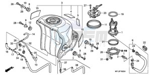 CBR1000RA9 Korea - (KO / ABS MME) drawing FUEL TANK/FUEL PUMP