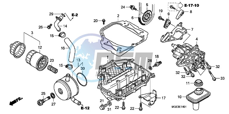 OIL PUMP (VFR1200FD)