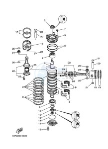 225DETX drawing CRANKSHAFT--PISTON