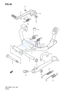 GSF-1250S ABS BANDIT EU drawing STAND